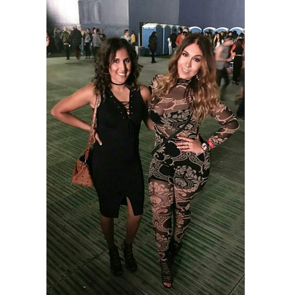 Mesh Black Floral Bodysuit